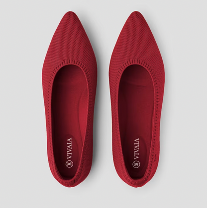 Ballerines confortables sans lacets pour femme, printemps et été