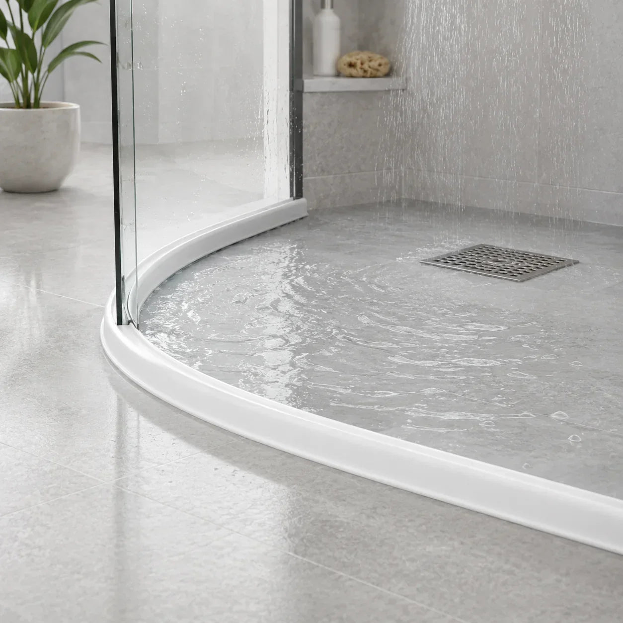 Bande d'arrêt d'eau | Silicone flexible et dos adhésif | 100/200 cm