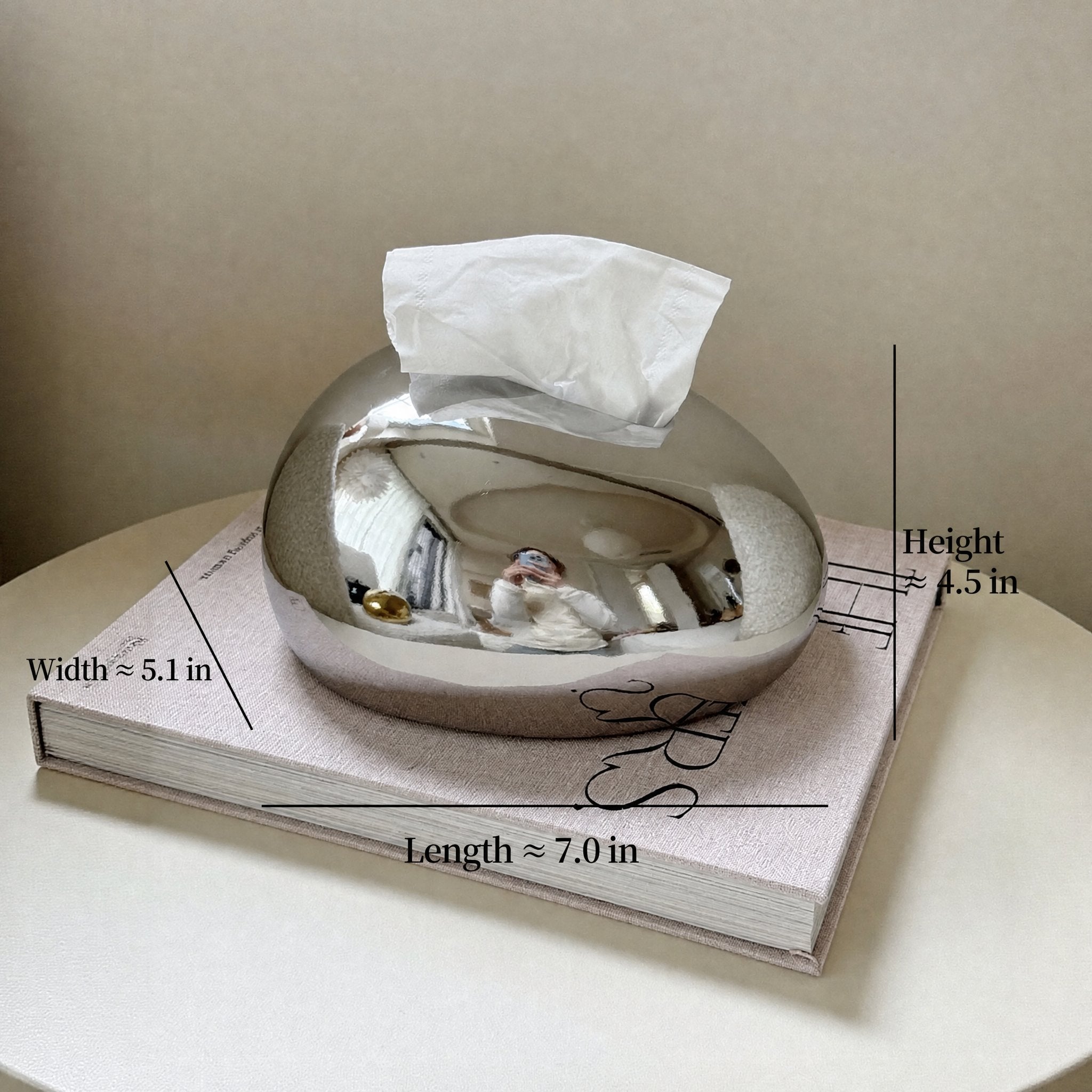 Boîte à mouchoirs en céramique élégante