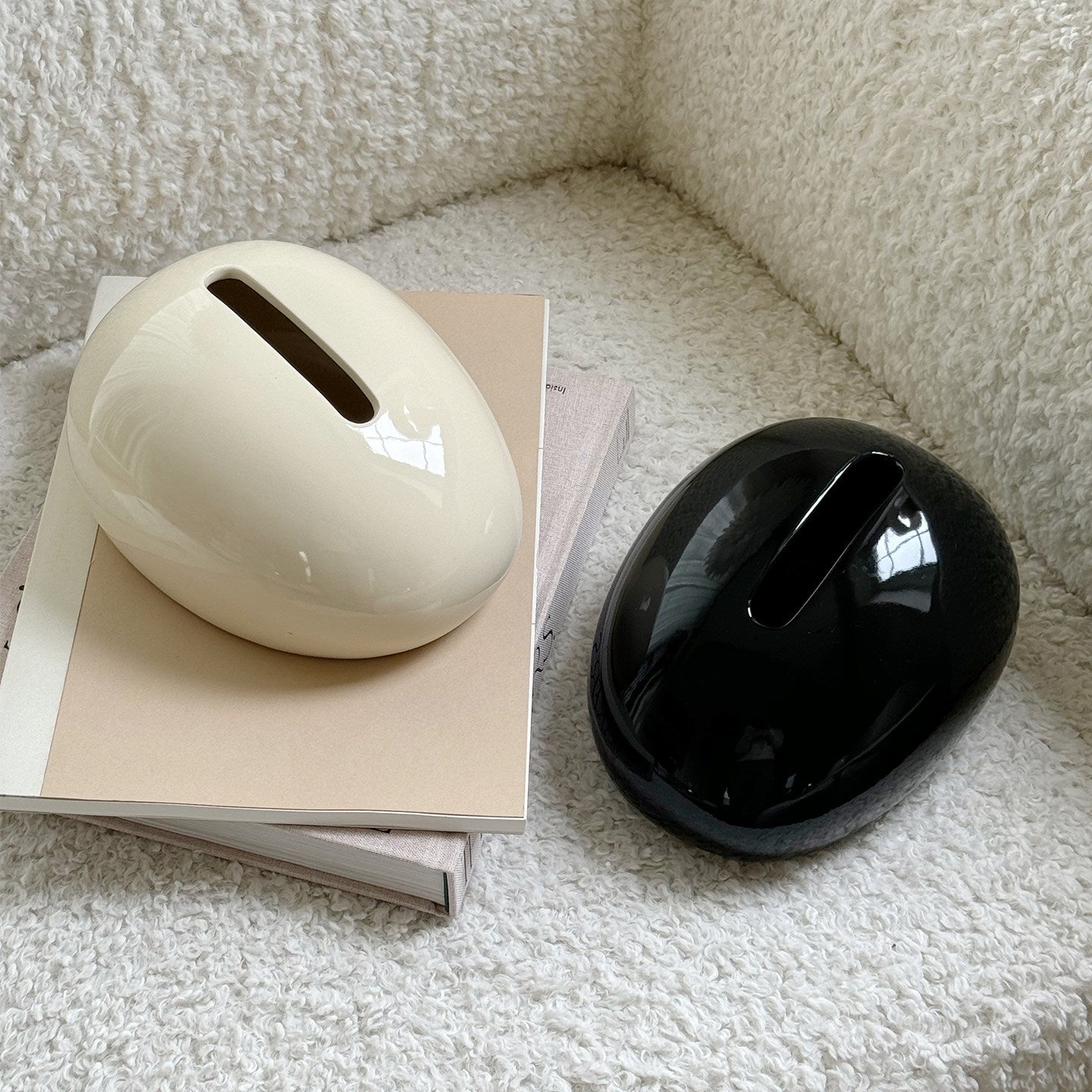 Boîte à mouchoirs en céramique élégante