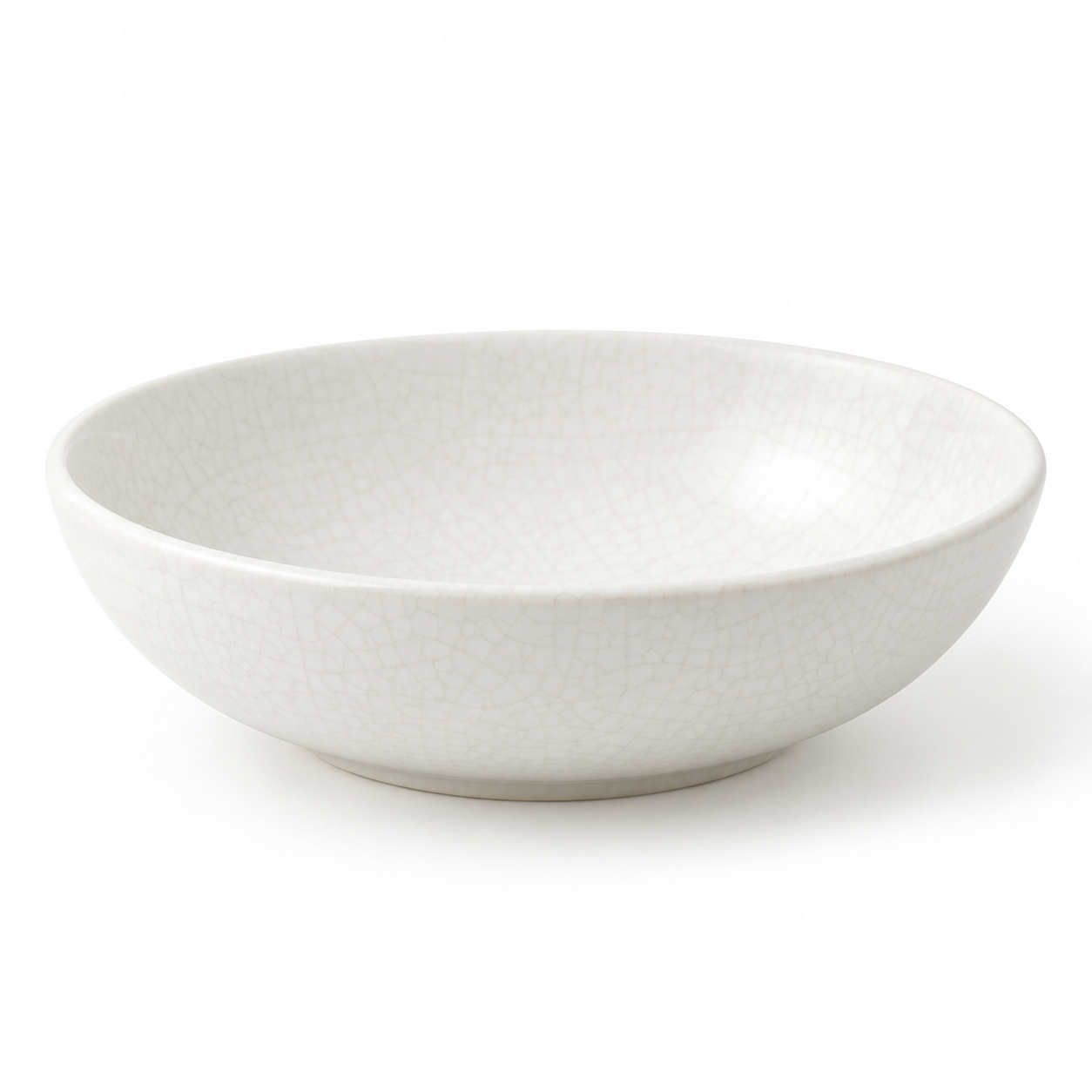 Bol à pâtes en céramique blanche 25 cm large et peu profond