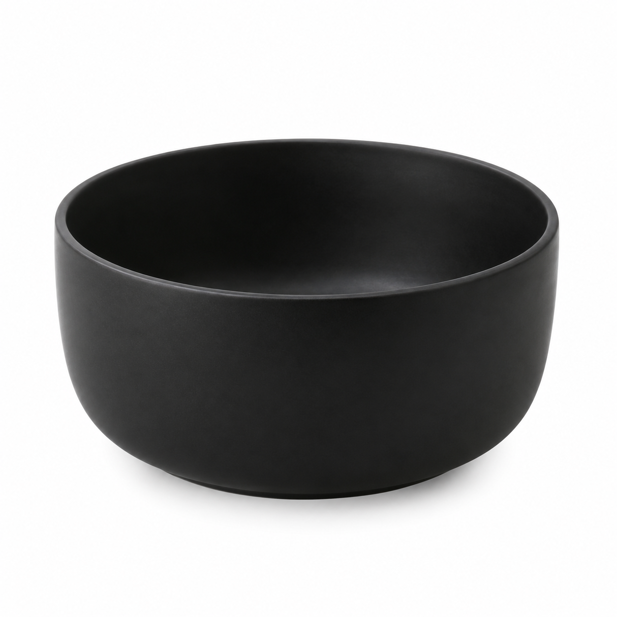 Bol en céramique noir mat 15 cm portion individuelle