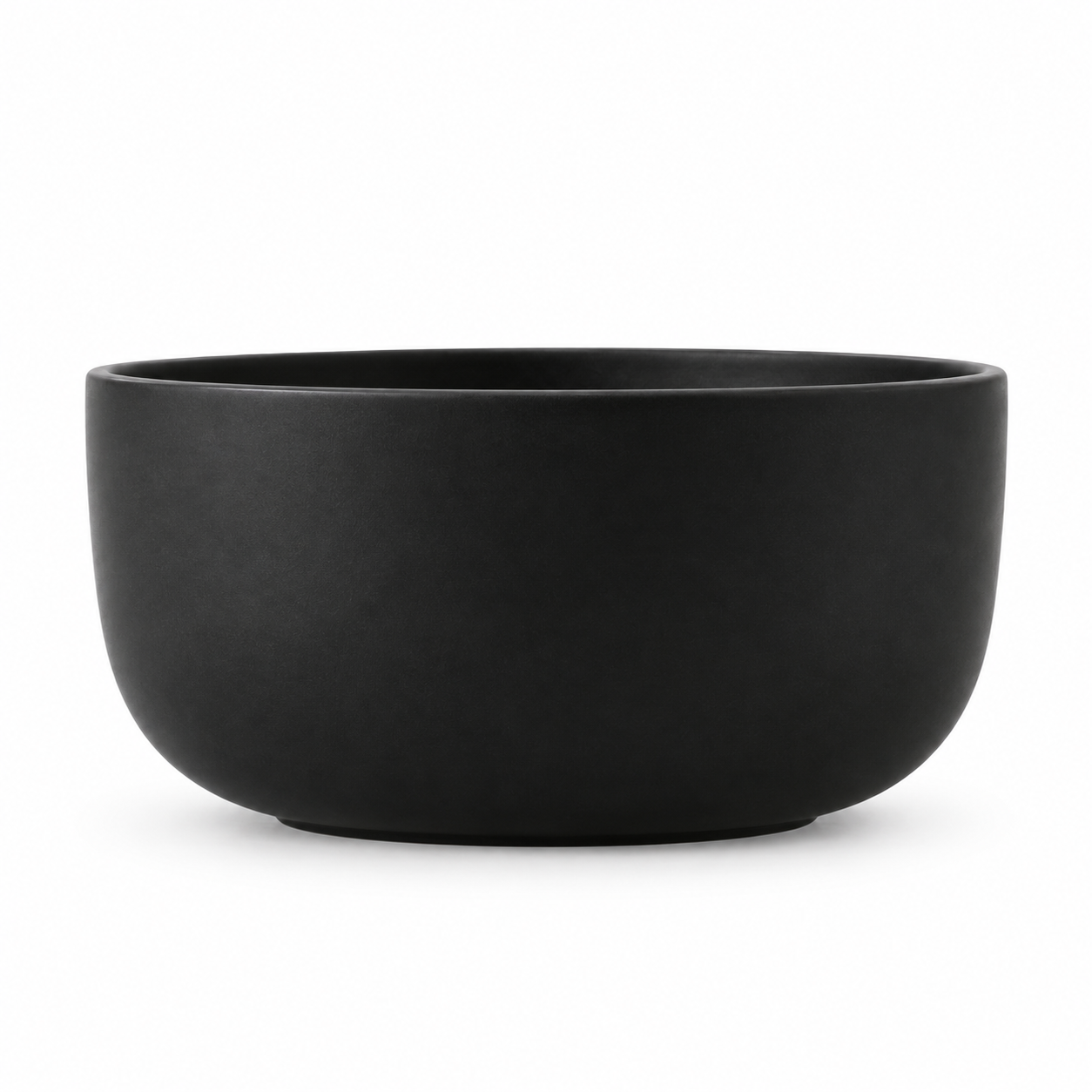 Bol en céramique noir mat 15 cm portion individuelle