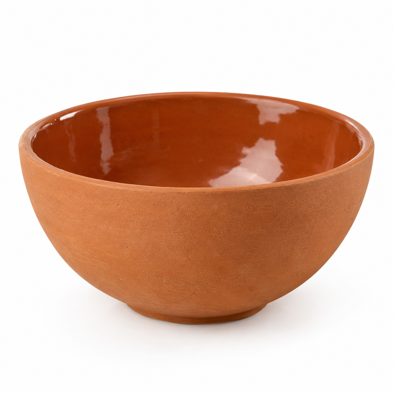 NARSAGO Rustic Terracotta Bowl 25 cm bol profond fait main