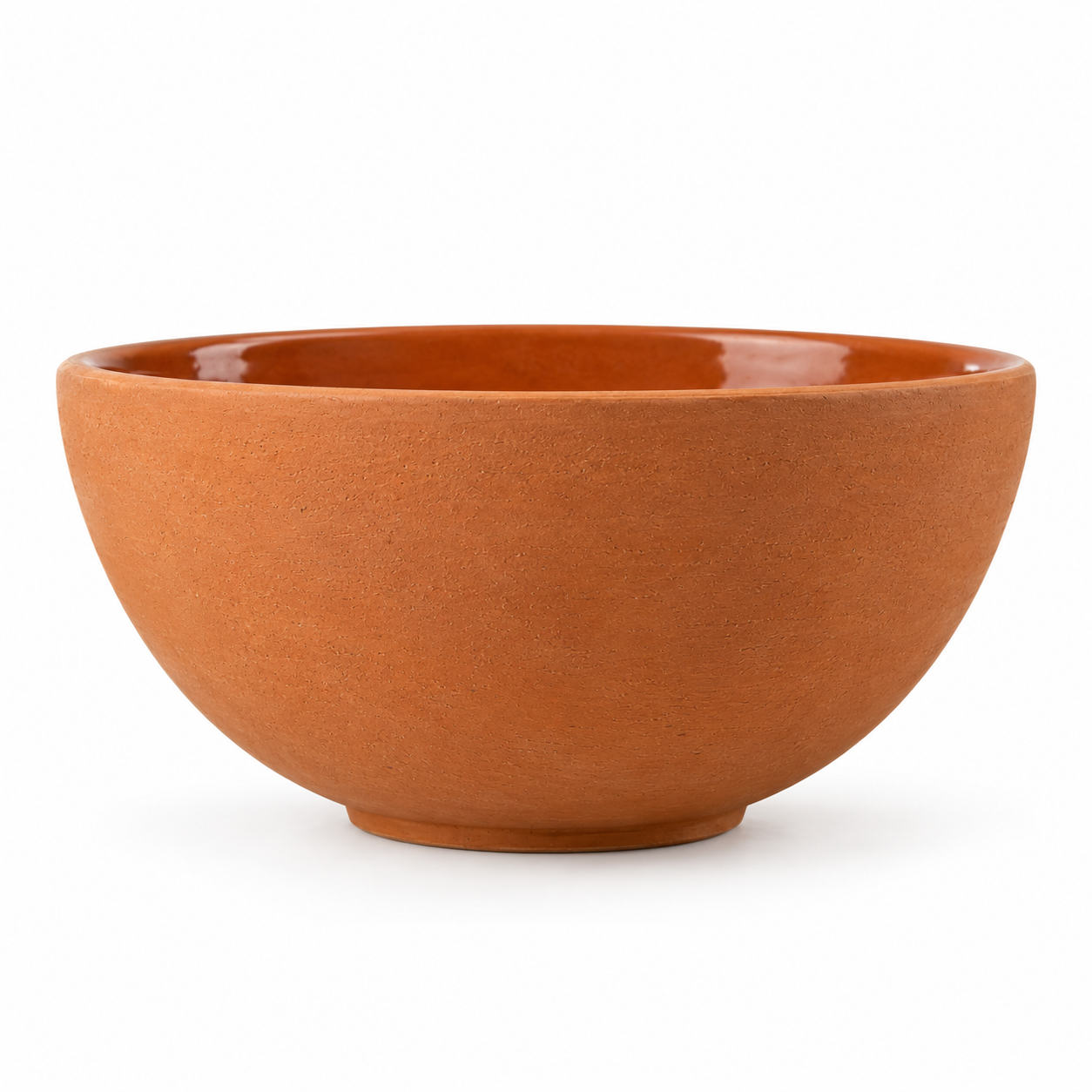 NARSAGO Rustic Terracotta Bowl 25 cm bol profond fait main