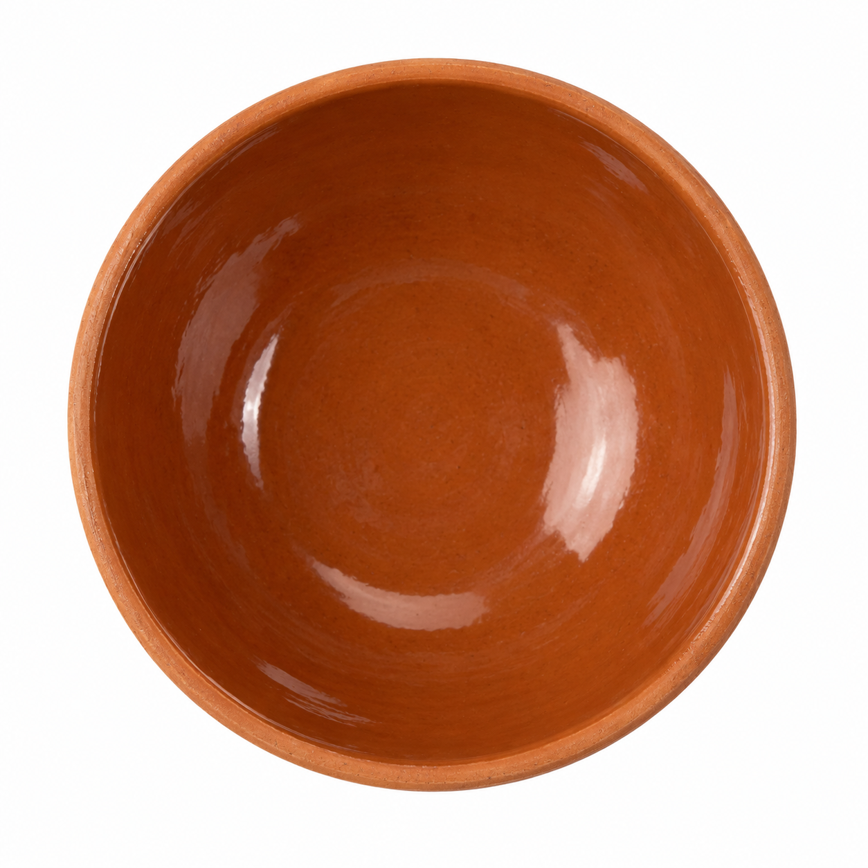 NARSAGO Rustic Terracotta Bowl 25 cm bol profond fait main