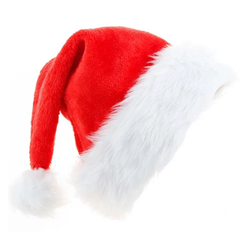 Bonnet de Noël en polaire douce avec bordure en fausse fourrure