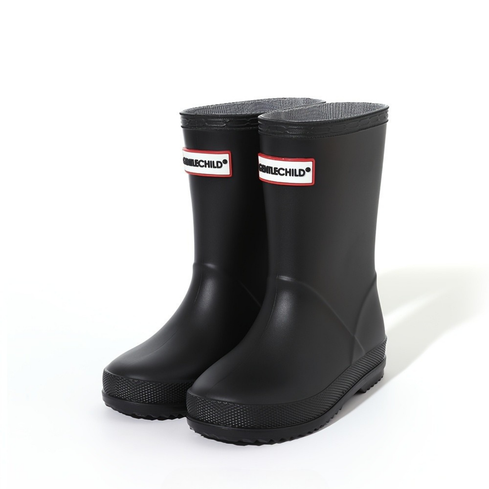 Bottes de pluie enfant imperméables, PVC antidérapant, couleurs unies