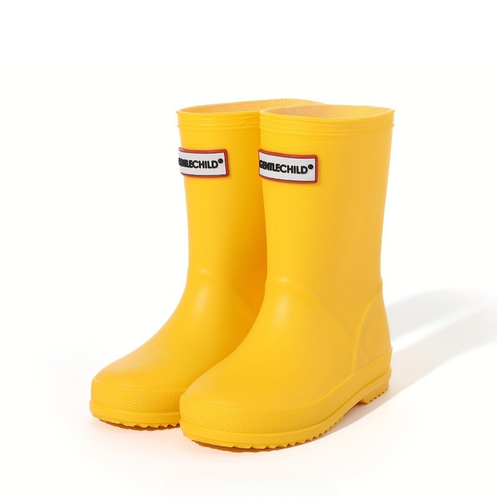 Bottes de pluie enfant imperméables, PVC antidérapant, couleurs unies