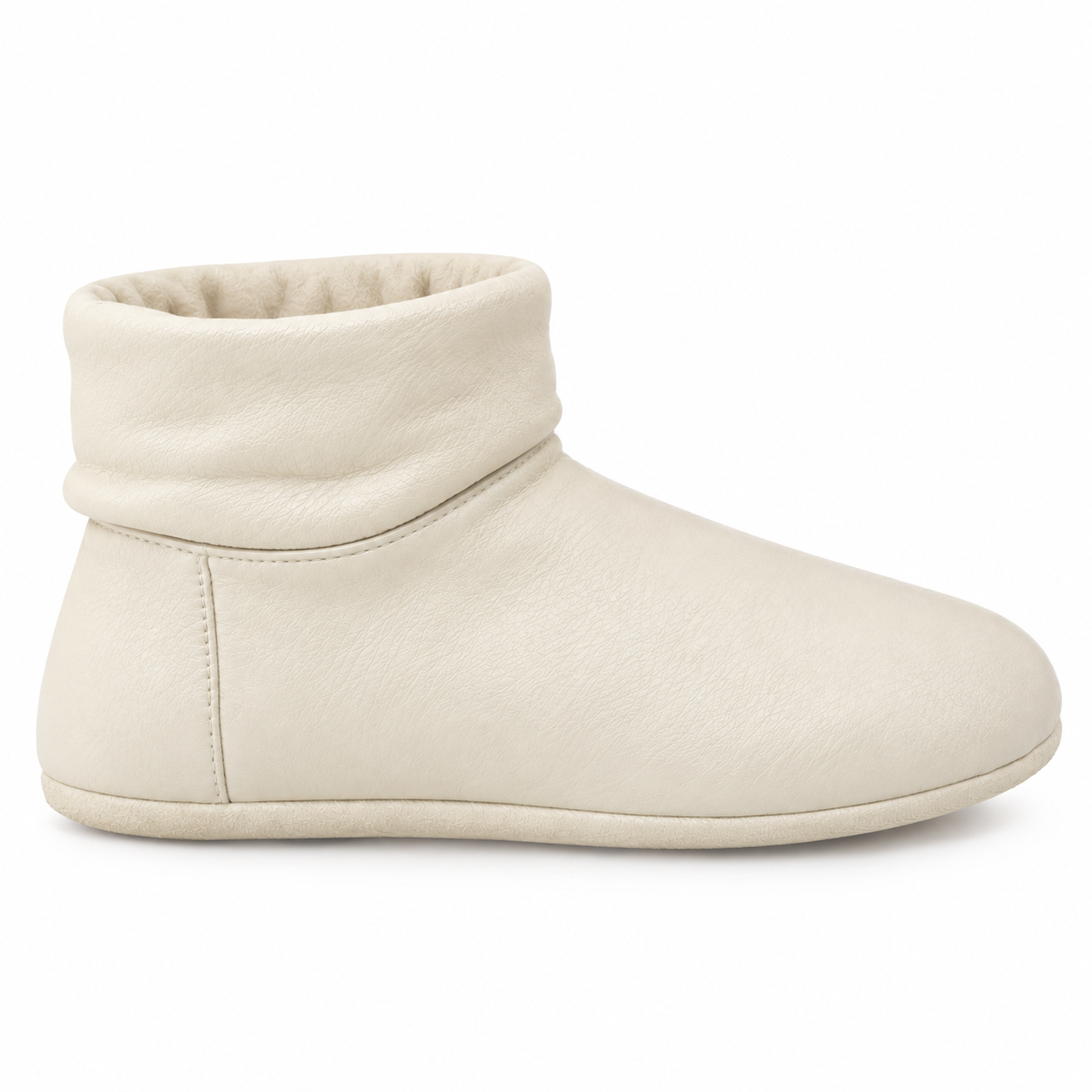 Bottines crème femme NARSAGO col rabattable