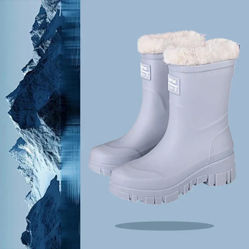 Bottines imperméables, doublure douillette, semelle antidérapante