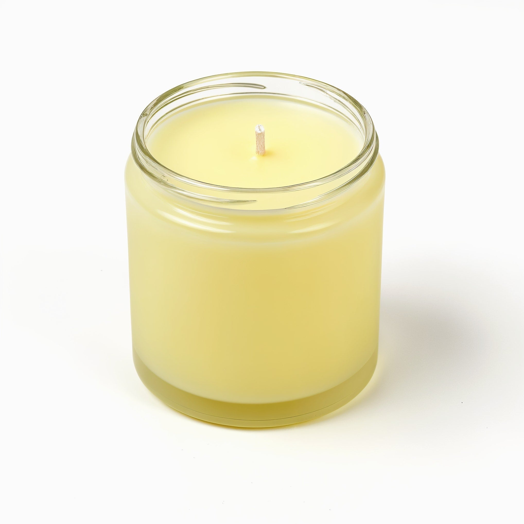 Bougie à la cire de soja Citrus Breeze NARSAGO dans un pot en verre dépoli