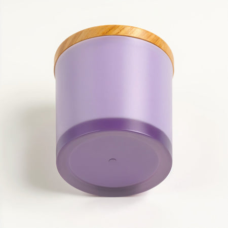 Bougie à la cire de soja Lavender Fields NARSAGO en pot de verre mat