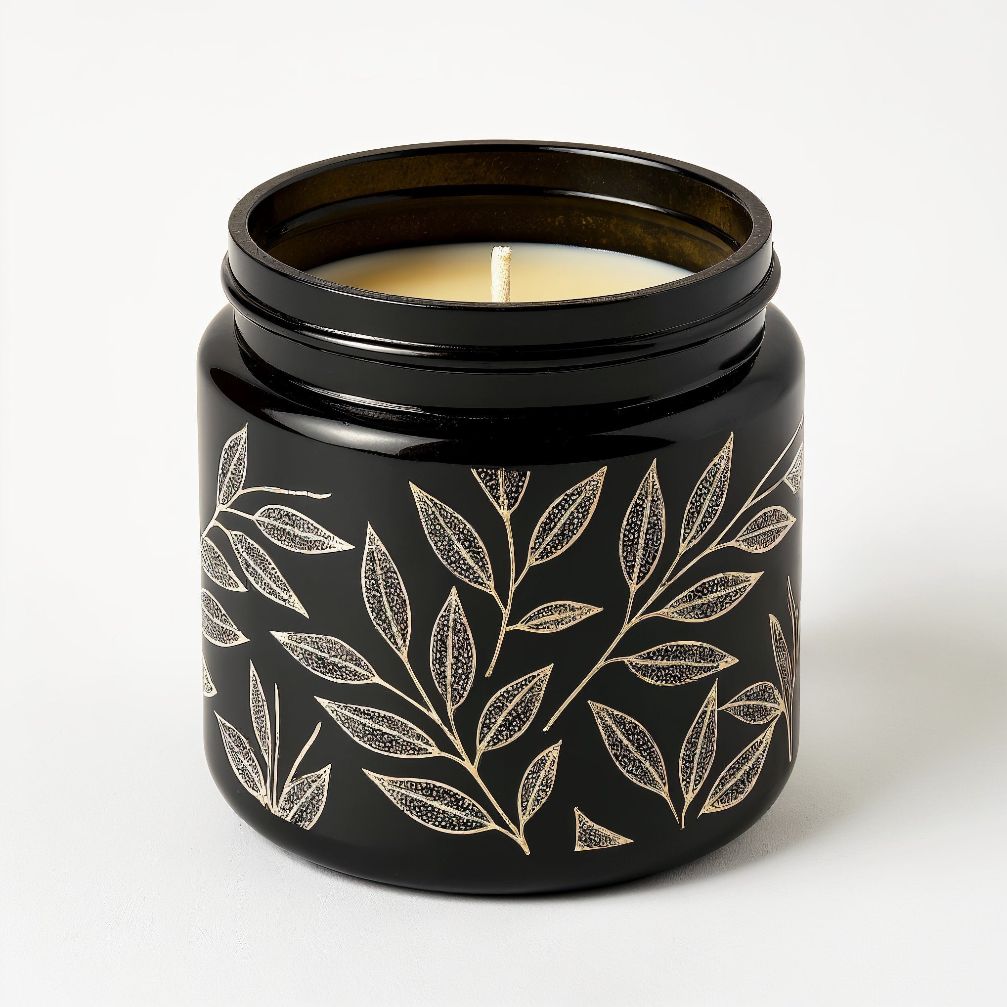 Bougie parfumée au thé noir en cire de soja