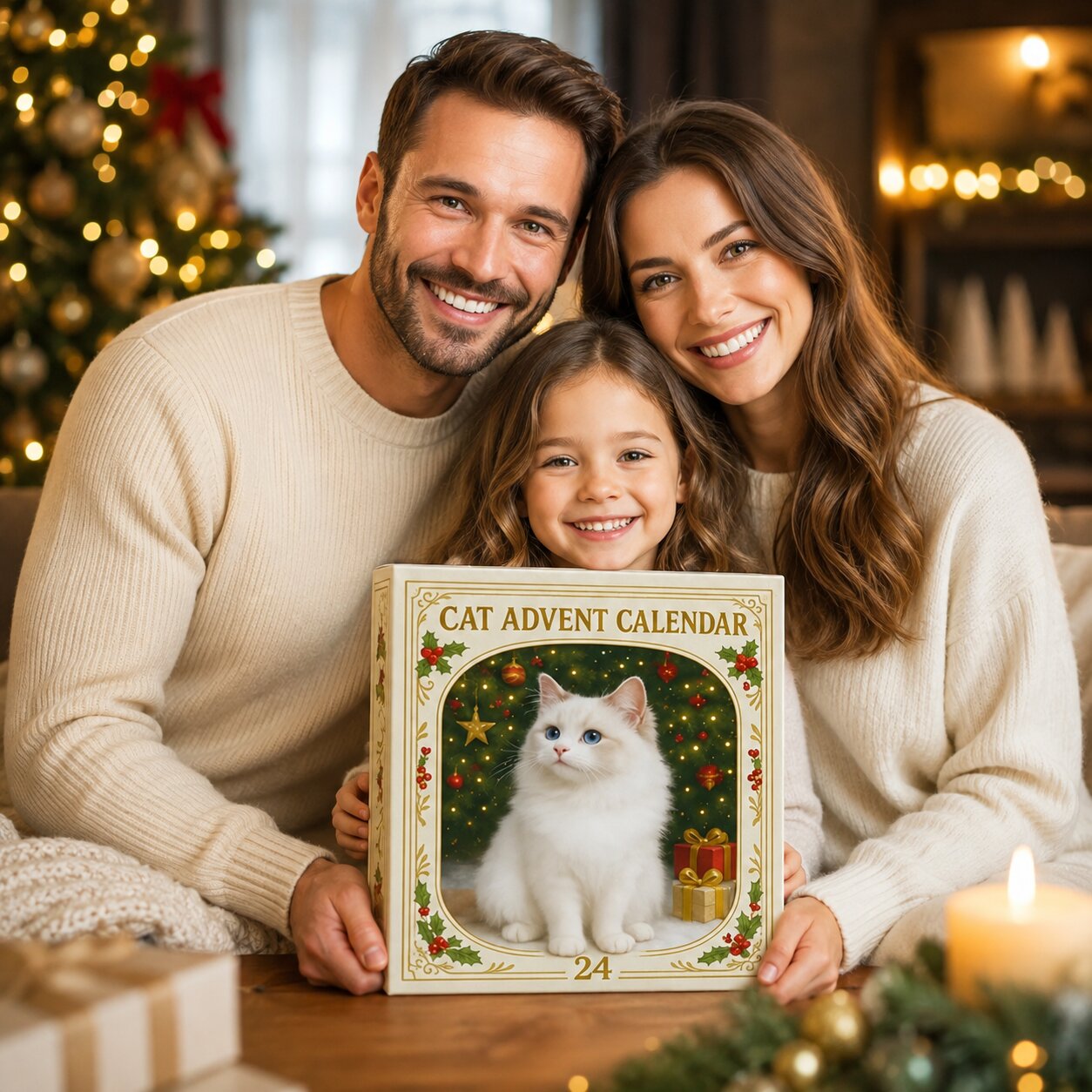 Calendrier de l'Avent avec chats 2026
