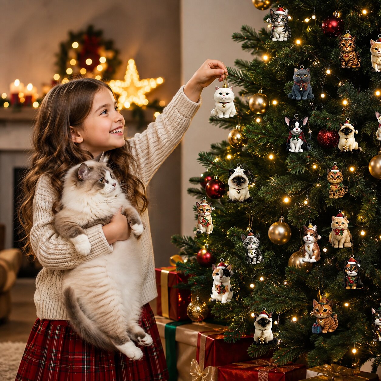 Calendrier de l'Avent avec chats 2026