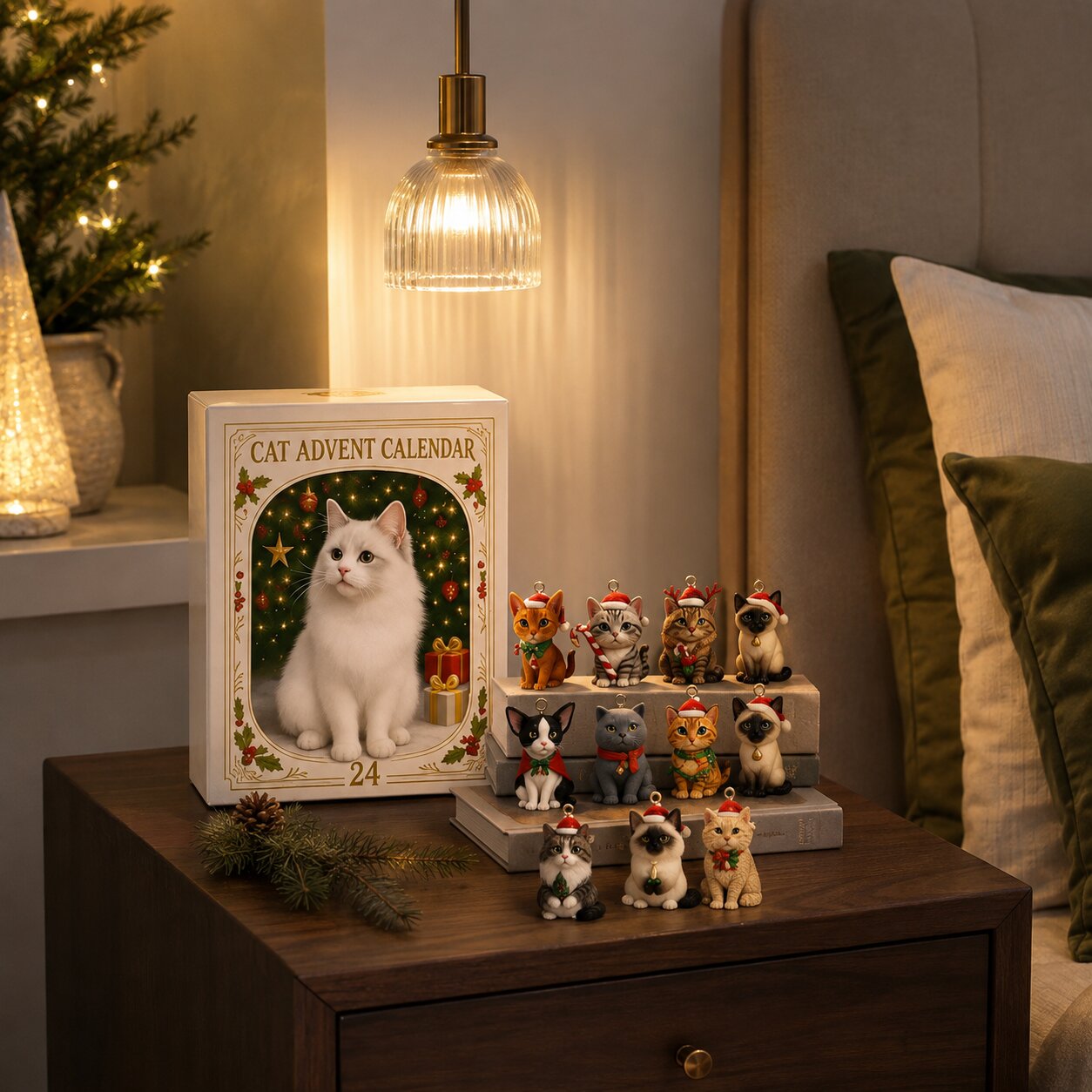 Calendrier de l'Avent avec chats 2026