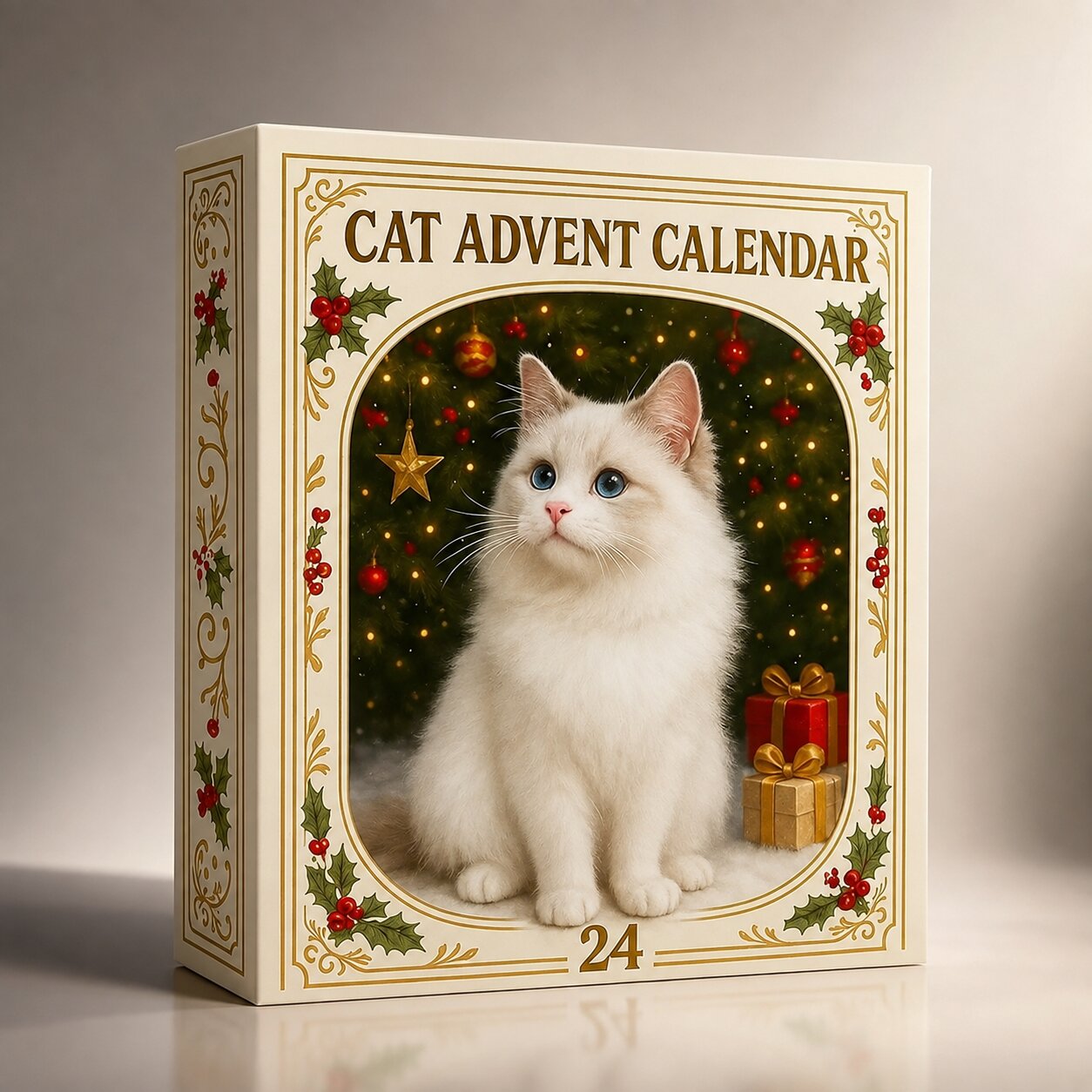Calendrier de l'Avent avec chats 2026
