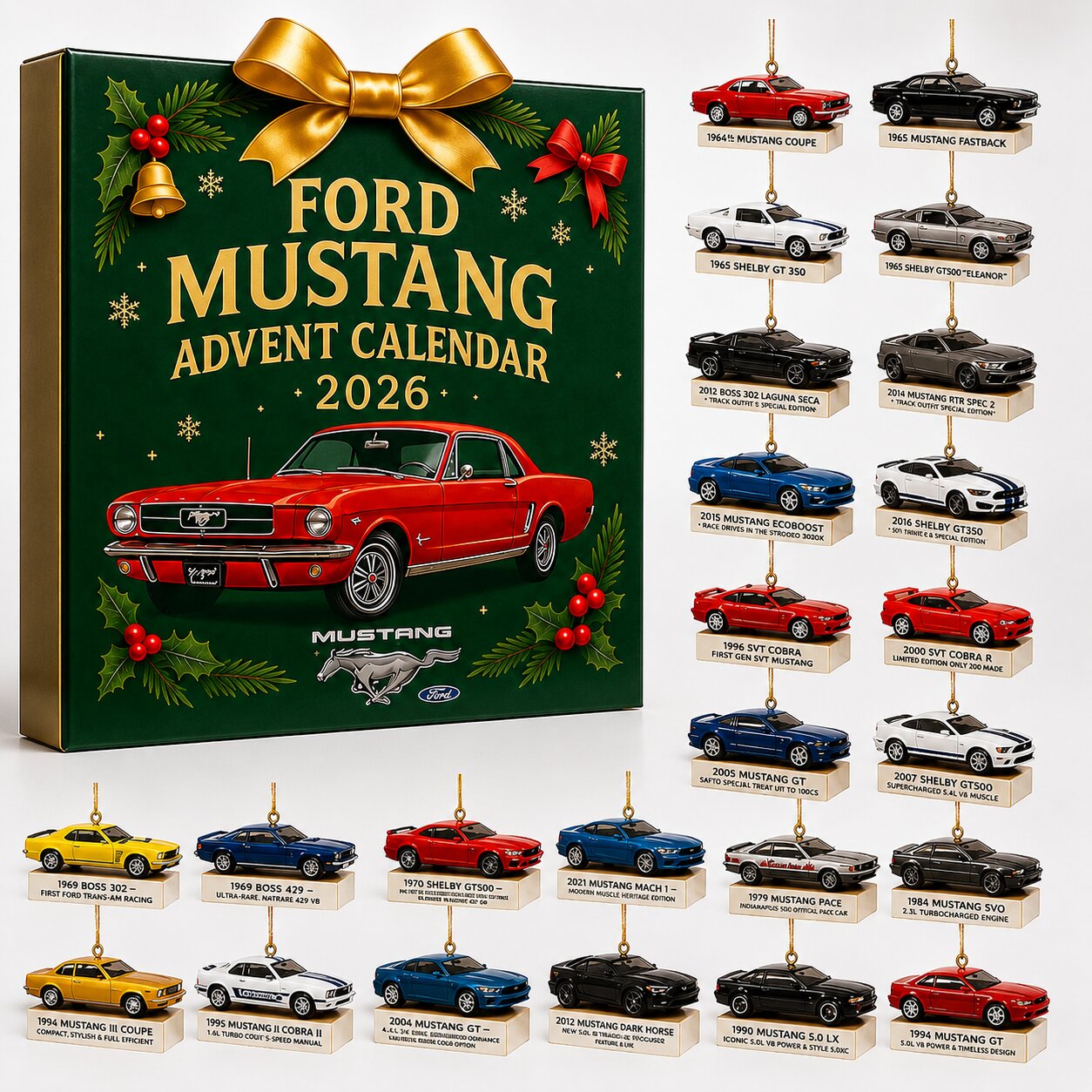 Calendrier de l'Avent Mustang 2026