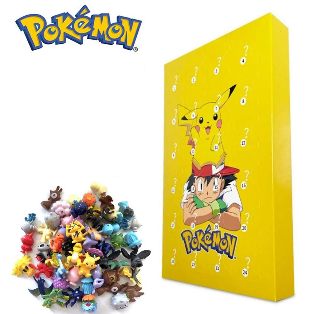 Calendrier de l'Avent Pokémon 2026 — 24 figurines 3D surprises