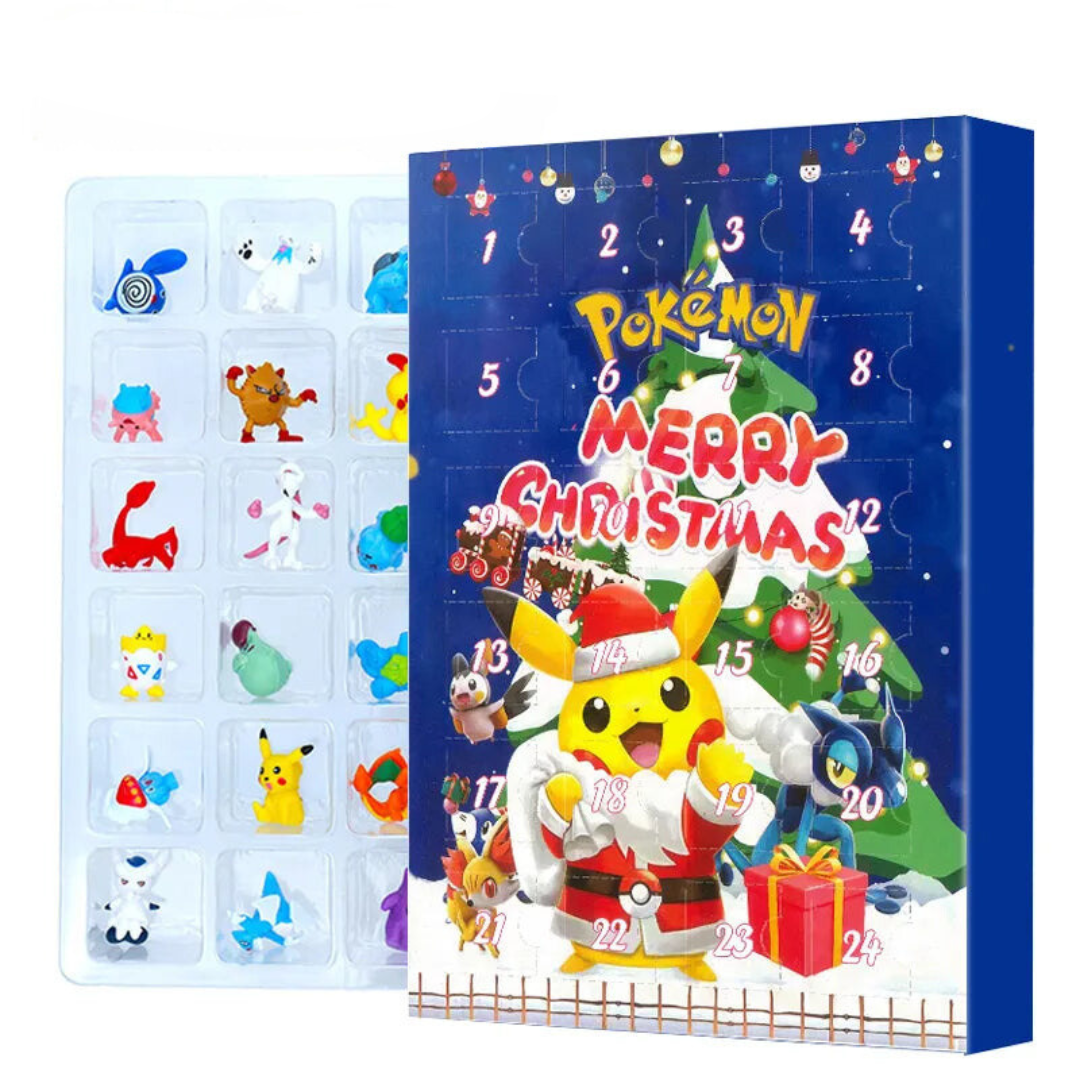 Calendrier de l'Avent Pokémon 2026 — 24 figurines 3D surprises