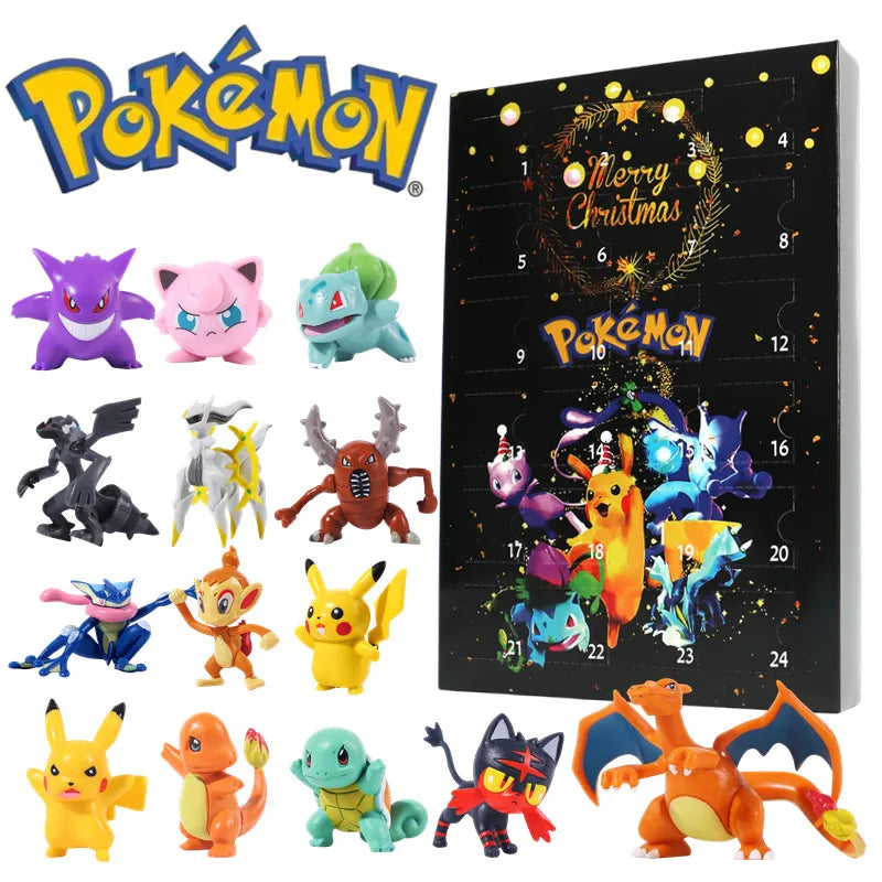 Calendrier de l'Avent Pokémon 2026 — 24 figurines 3D surprises