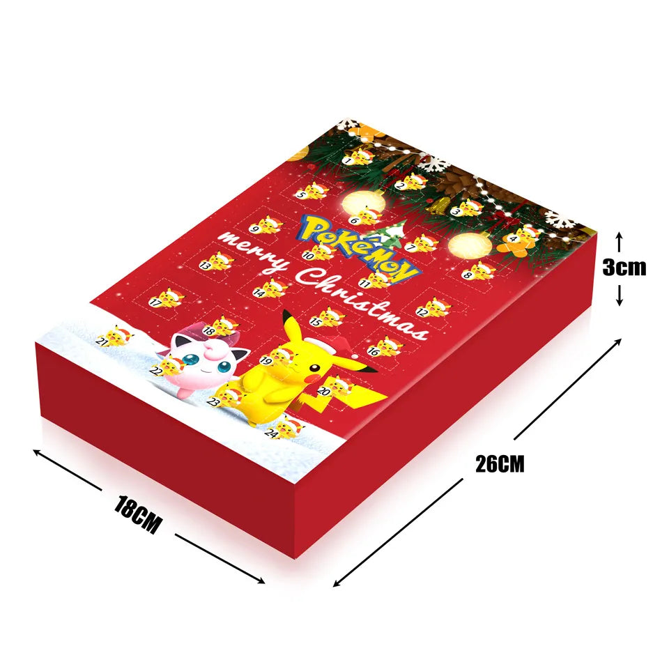 Calendrier de l'Avent Pokémon 2026 — 24 figurines 3D surprises
