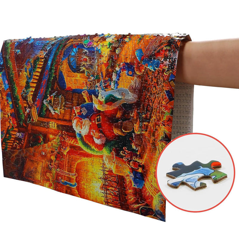 Calendrier de l'Avent puzzle de Noël - Compte à rebours 24 jours