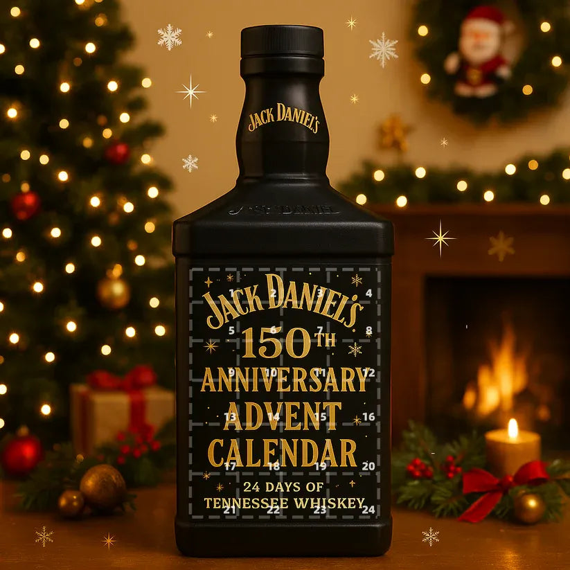 Calendrier de l'Avent whisky 2025 avec 24 bouteilles miniatures à collectionner (sans alcool)
