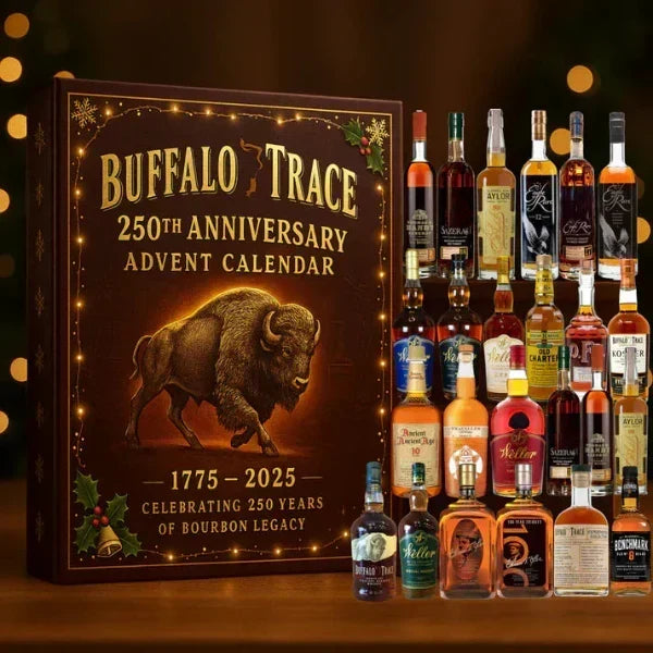 Calendrier de l'Avent whisky 2025 avec 24 bouteilles miniatures à collectionner (sans alcool)