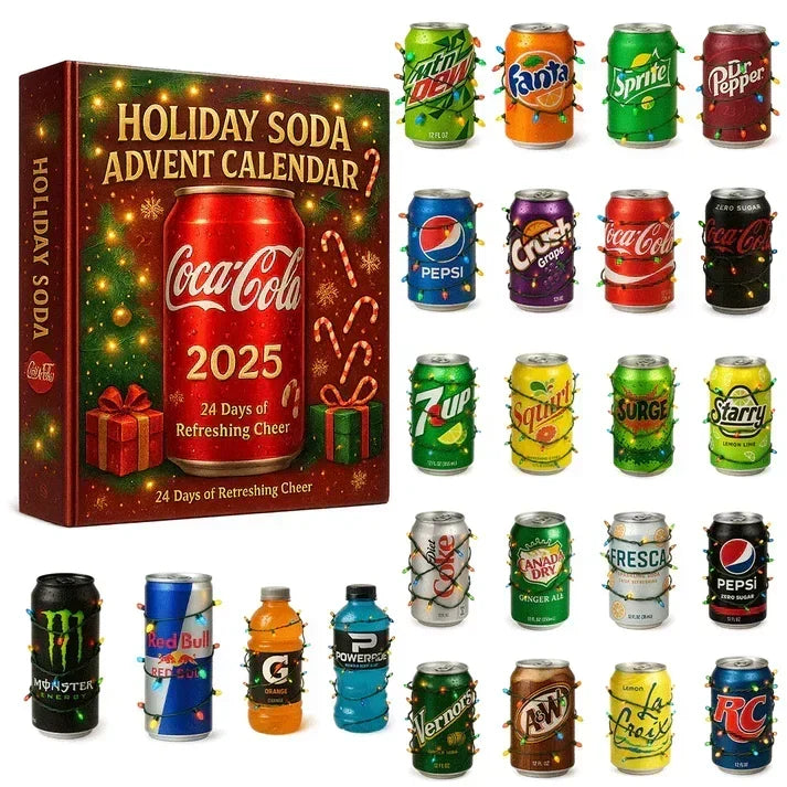 Calendrier de l'Avent whisky 2025 avec 24 bouteilles miniatures à collectionner (sans alcool)