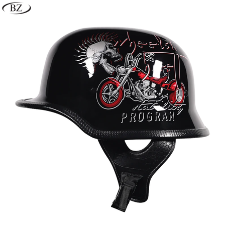 Casque demi-jet rétro M35 Stahlhelm – homologué DOT et ECE
