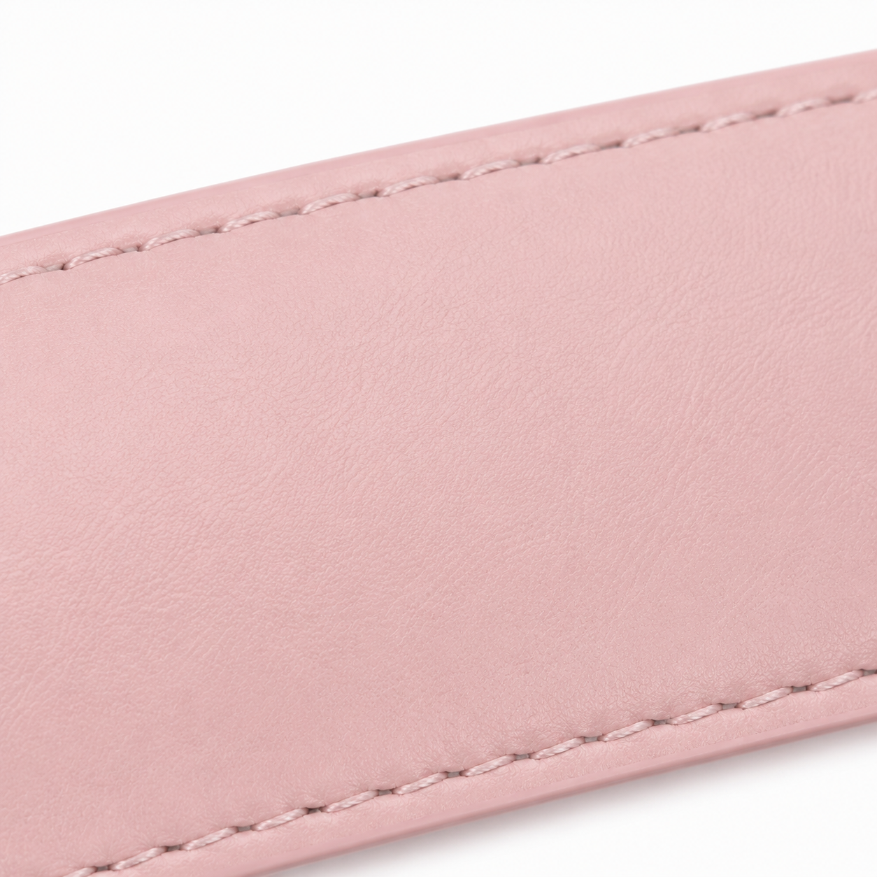 Ceinture rose en cuir végétal ajustable mixte NARSAGO