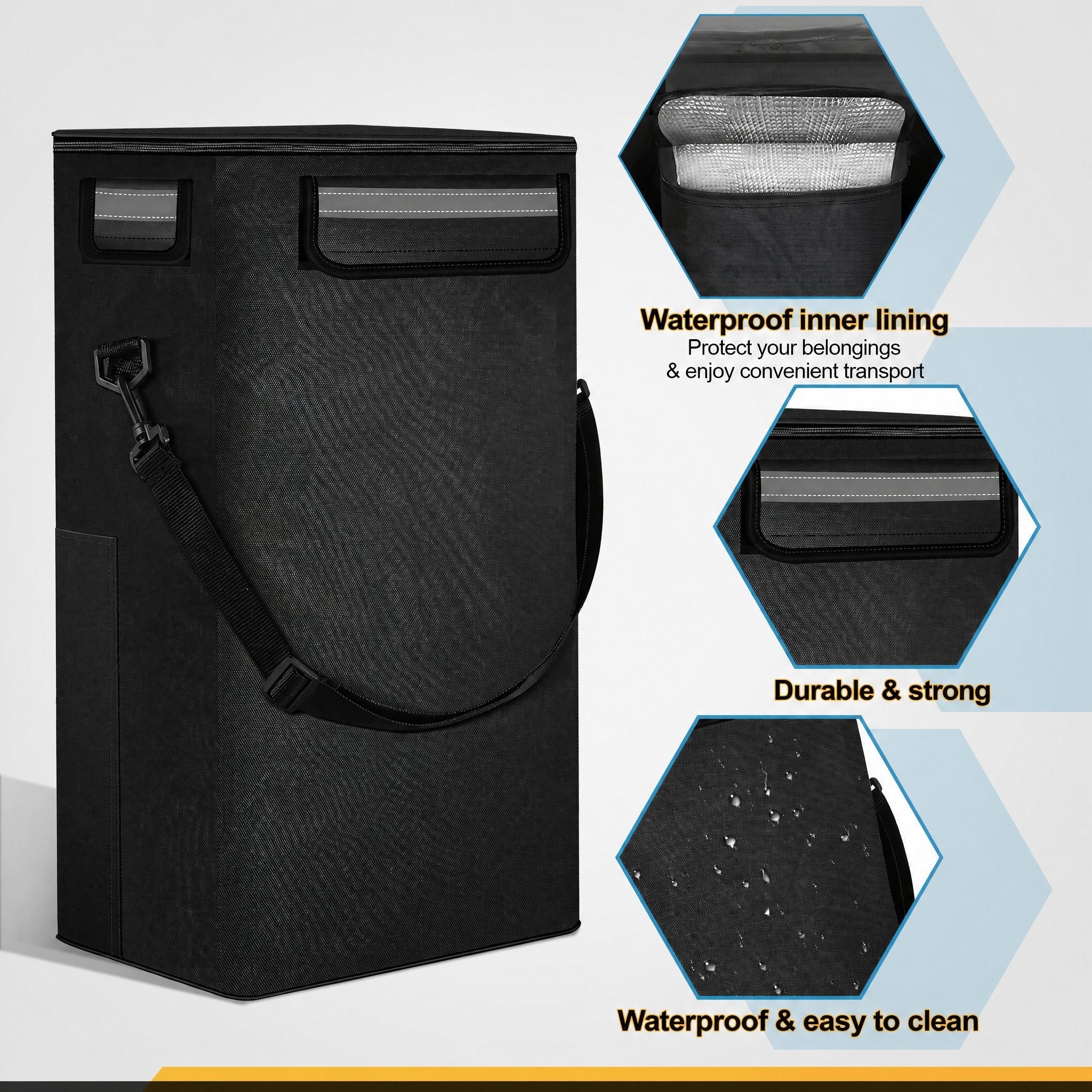 Chariot de courses pliable 40 l