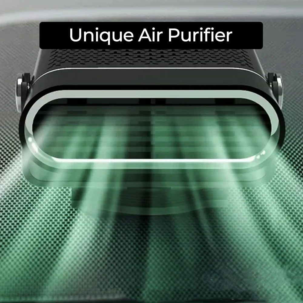 Chauffage d'appoint portable pour voiture avec ventilateur 12 V et dégivrage rapide