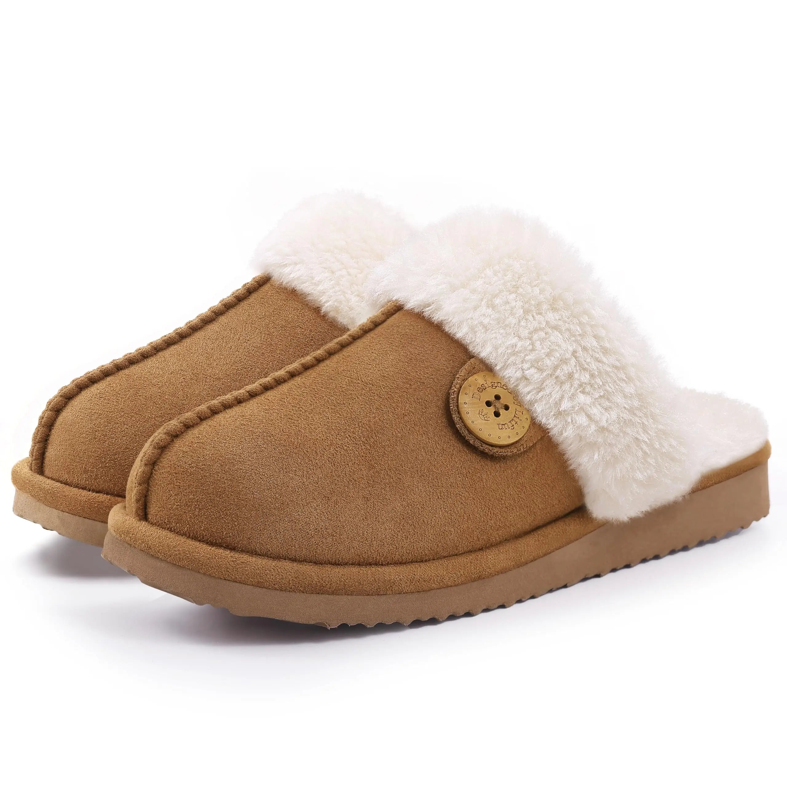 Chaussons chauffants douillets pour femme