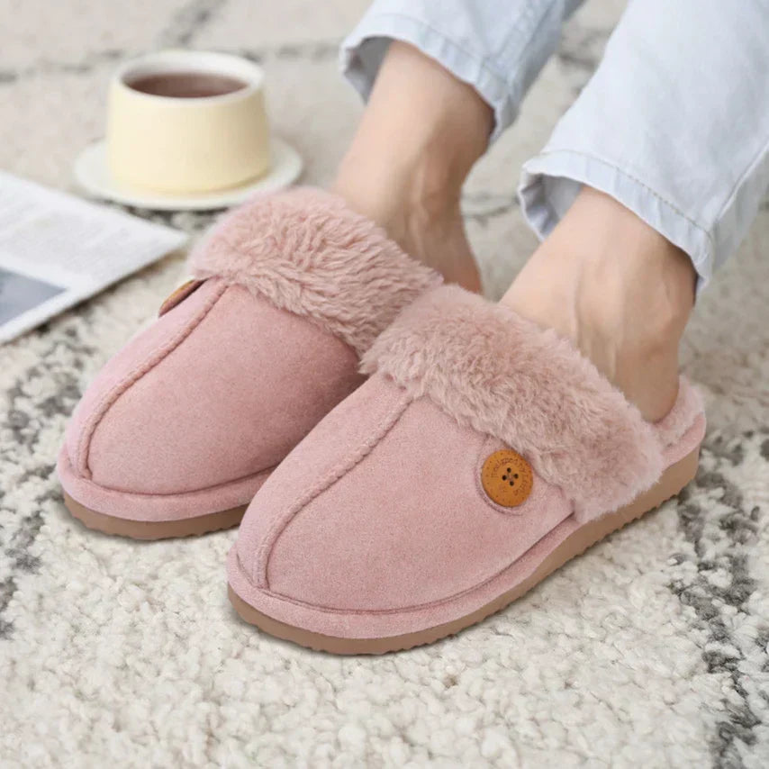 Chaussons chauffants douillets pour femme
