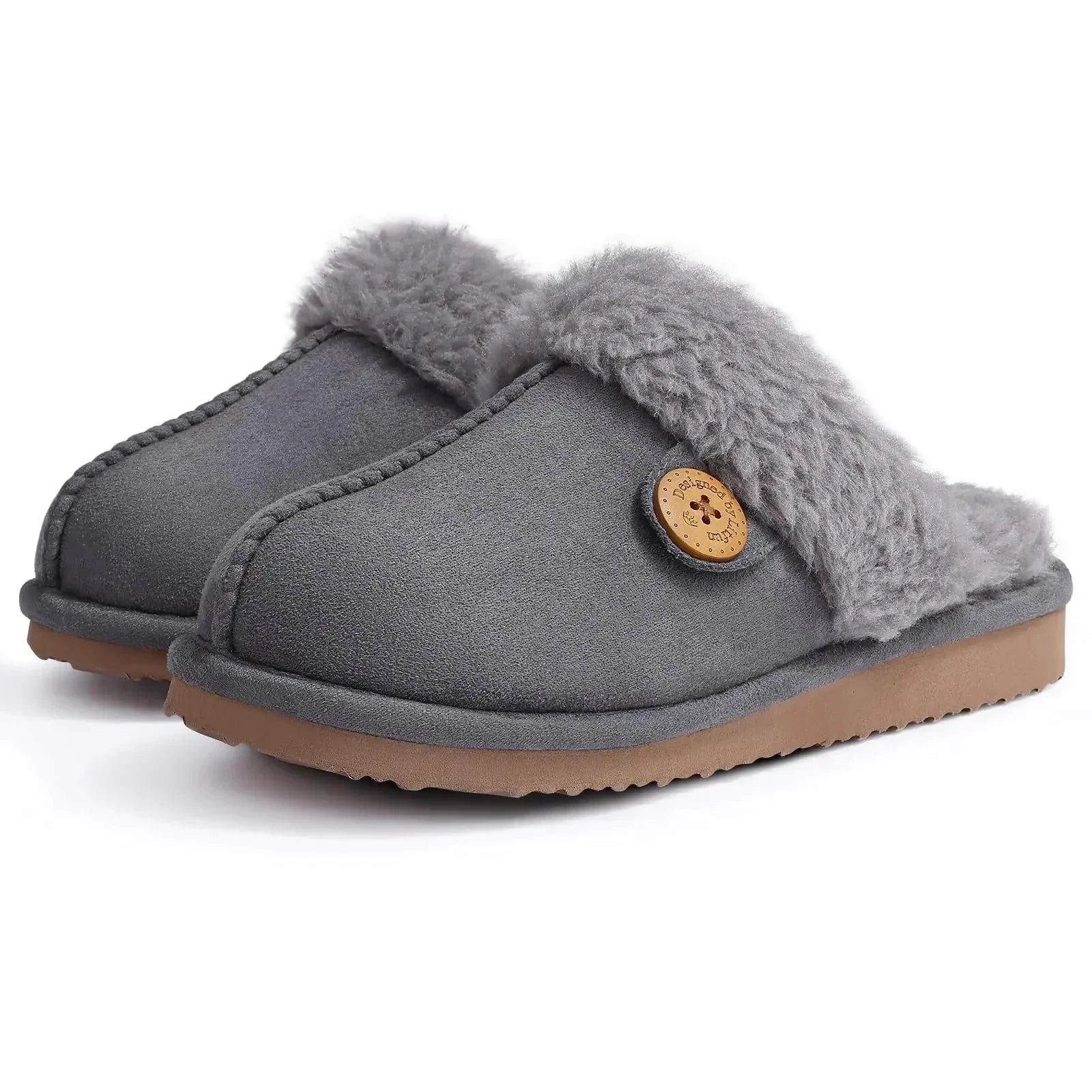 Chaussons chauffants douillets pour femme