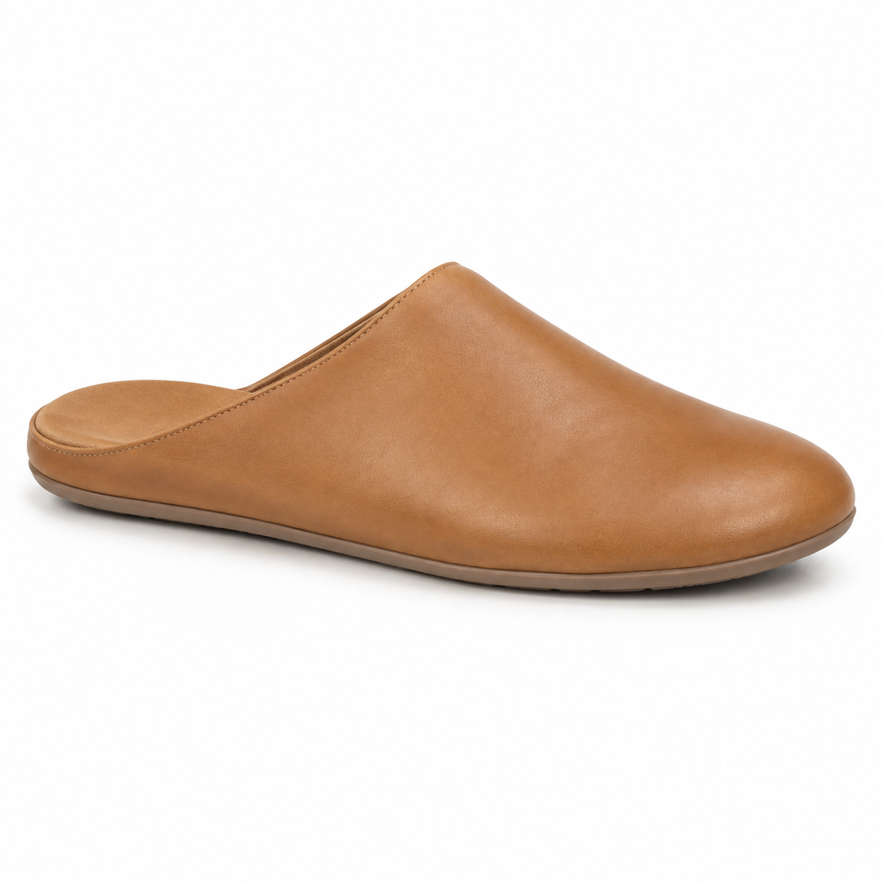 Chaussons légers marron clair sans lacets pour homme