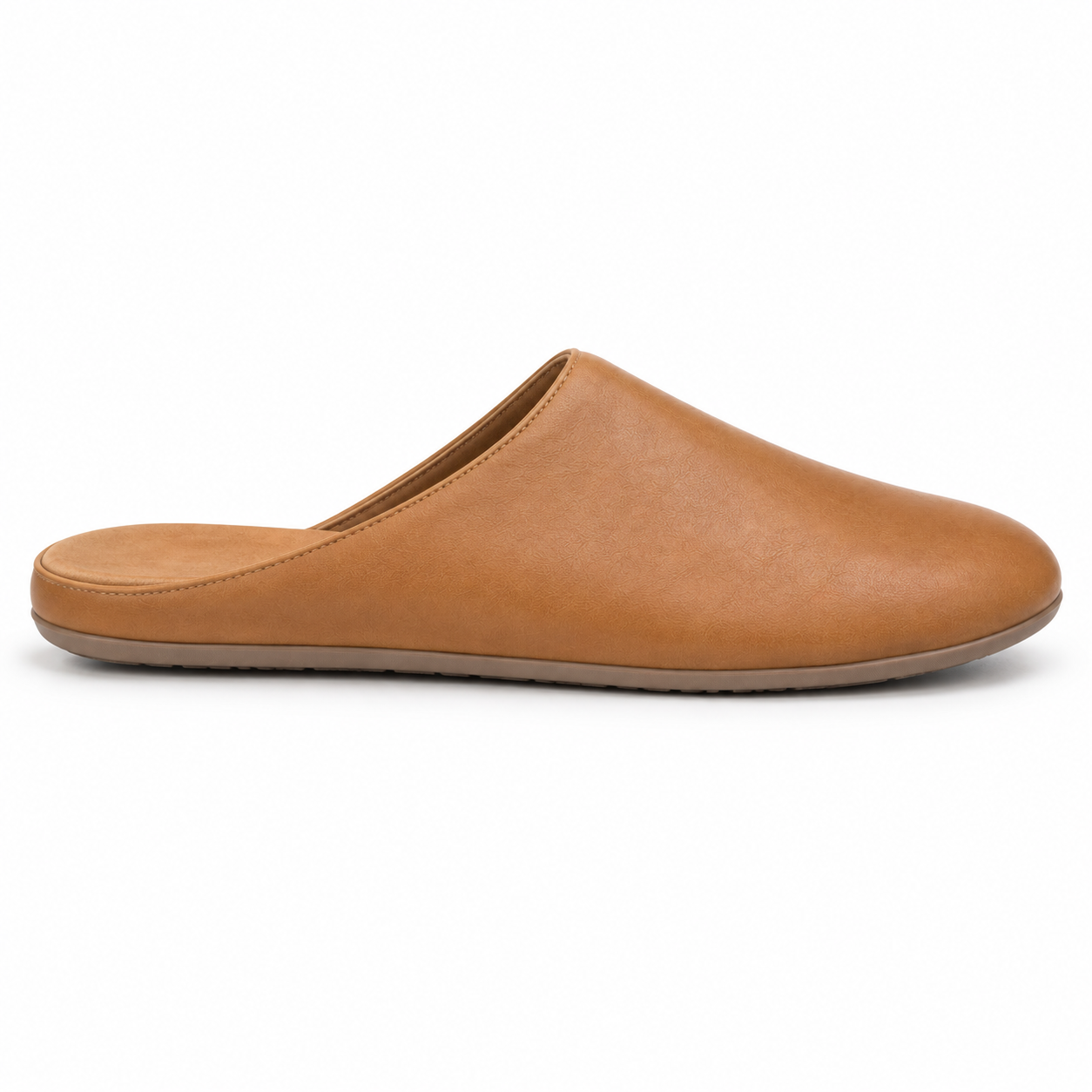 Chaussons légers marron clair sans lacets pour homme