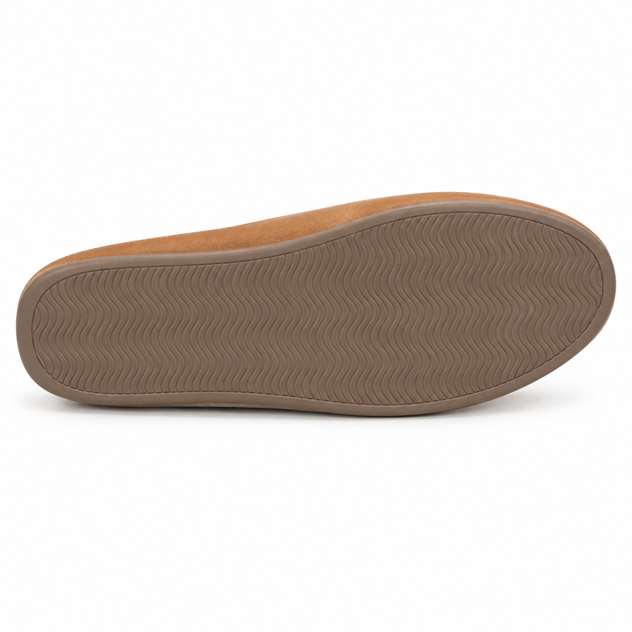 Chaussons légers marron clair sans lacets pour homme