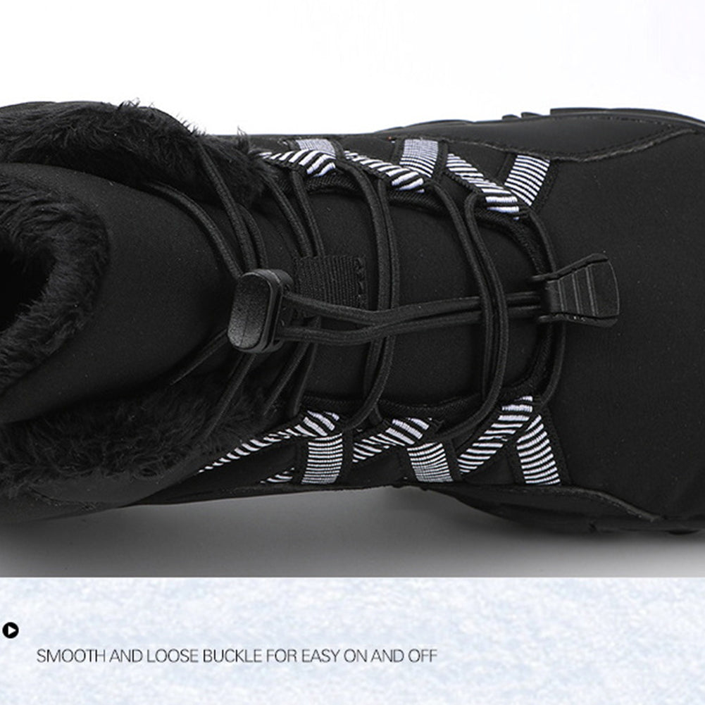Chaussures barefoot d'hiver arctique — intérieur doublé polaire moelleux, espace large pour les orteils, résistantes jus
