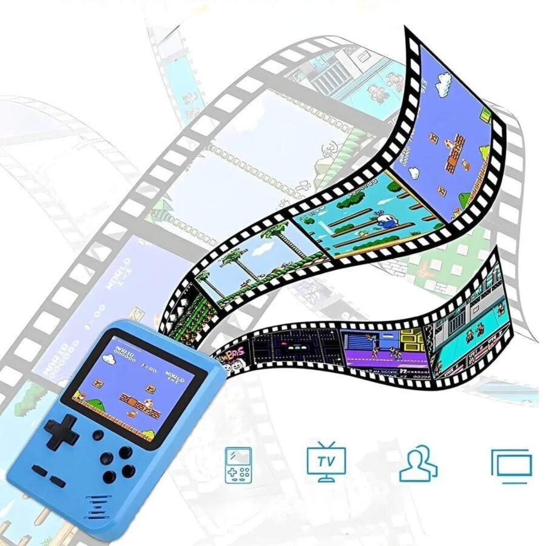 Console de jeu portable rétro unisexe avec 400 jeux classiques