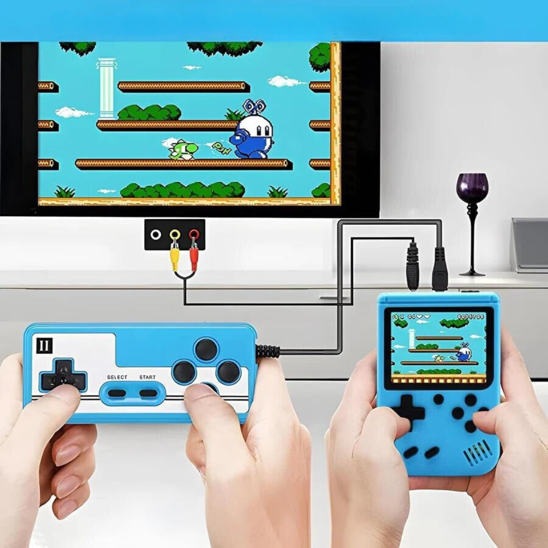 Console de jeu portable rétro unisexe avec 400 jeux classiques