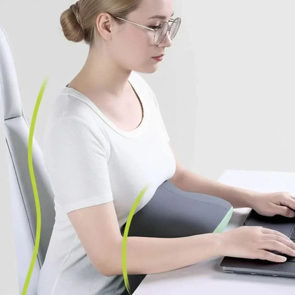 Coussin cervical ergonomique de voyage – confort et soutien en mousse à mémoire de forme