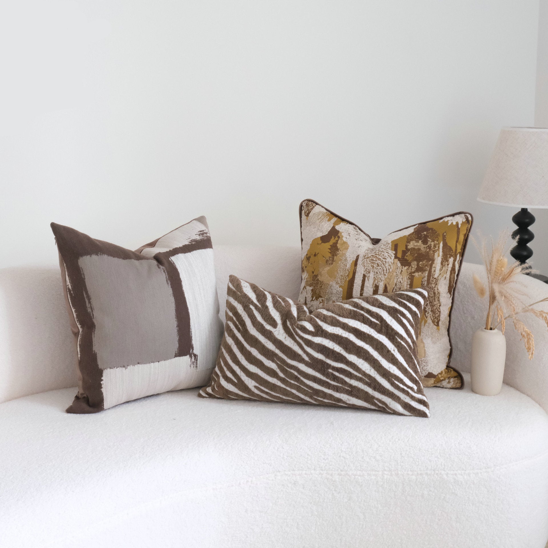 Coussin décoratif imprimé animal pour décoration d'intérieur