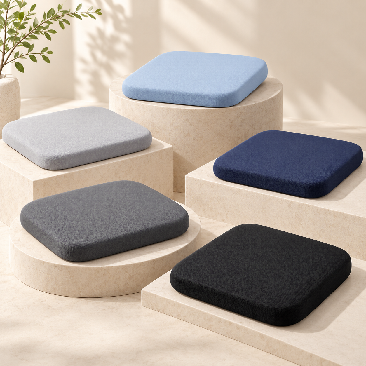 Coussin orthopédique en mousse à mémoire de forme pour siège haute qualité