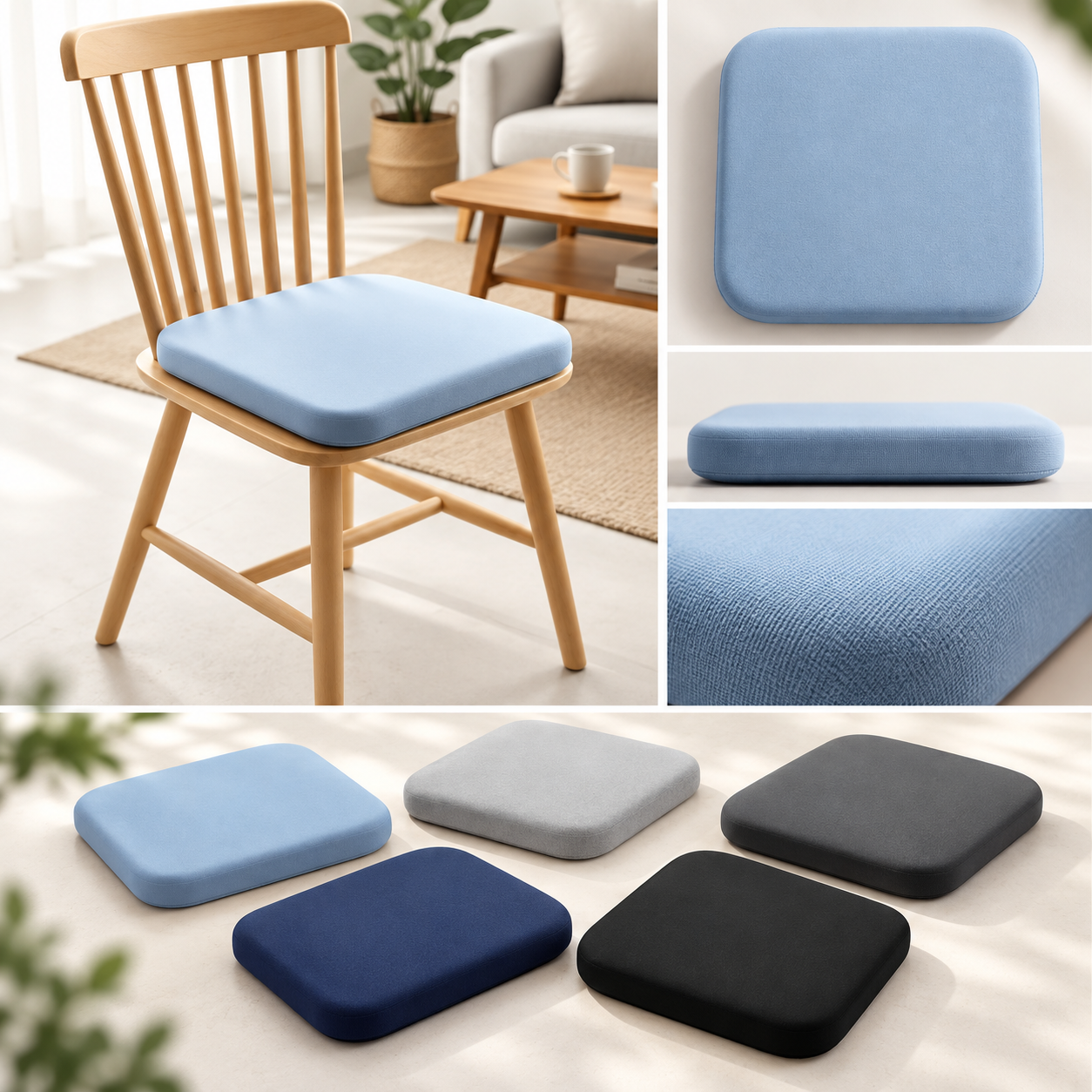 Coussin orthopédique en mousse à mémoire de forme pour siège haute qualité