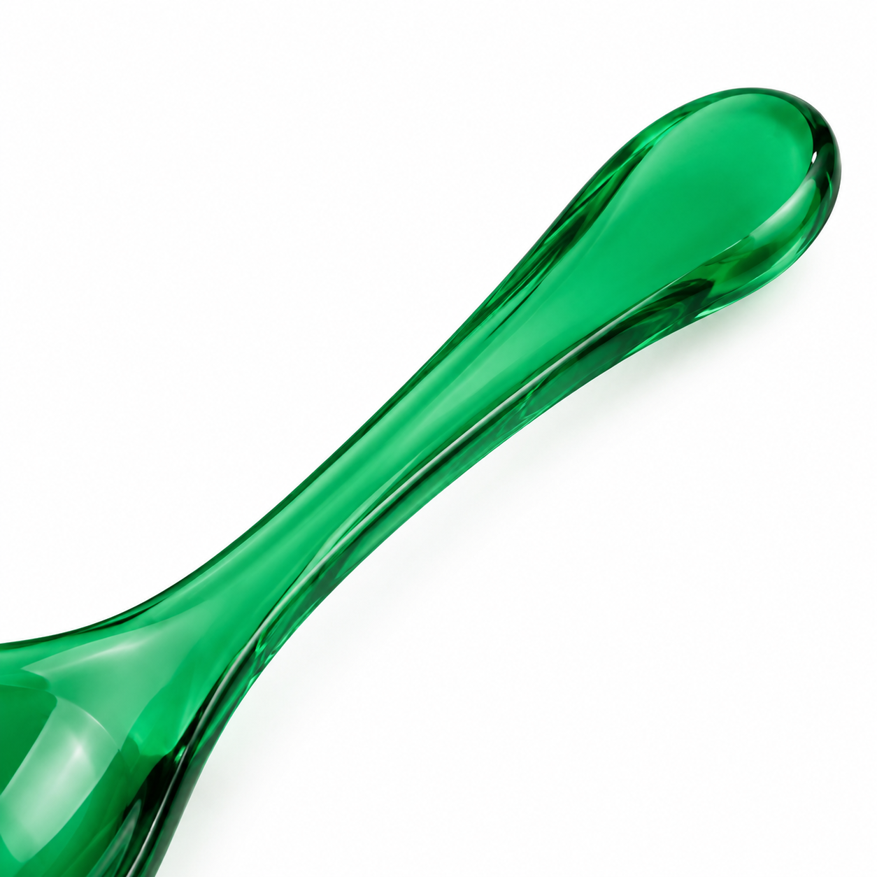 NARSAGO Cuillère à soupe en acrylique vert vif 17 cm