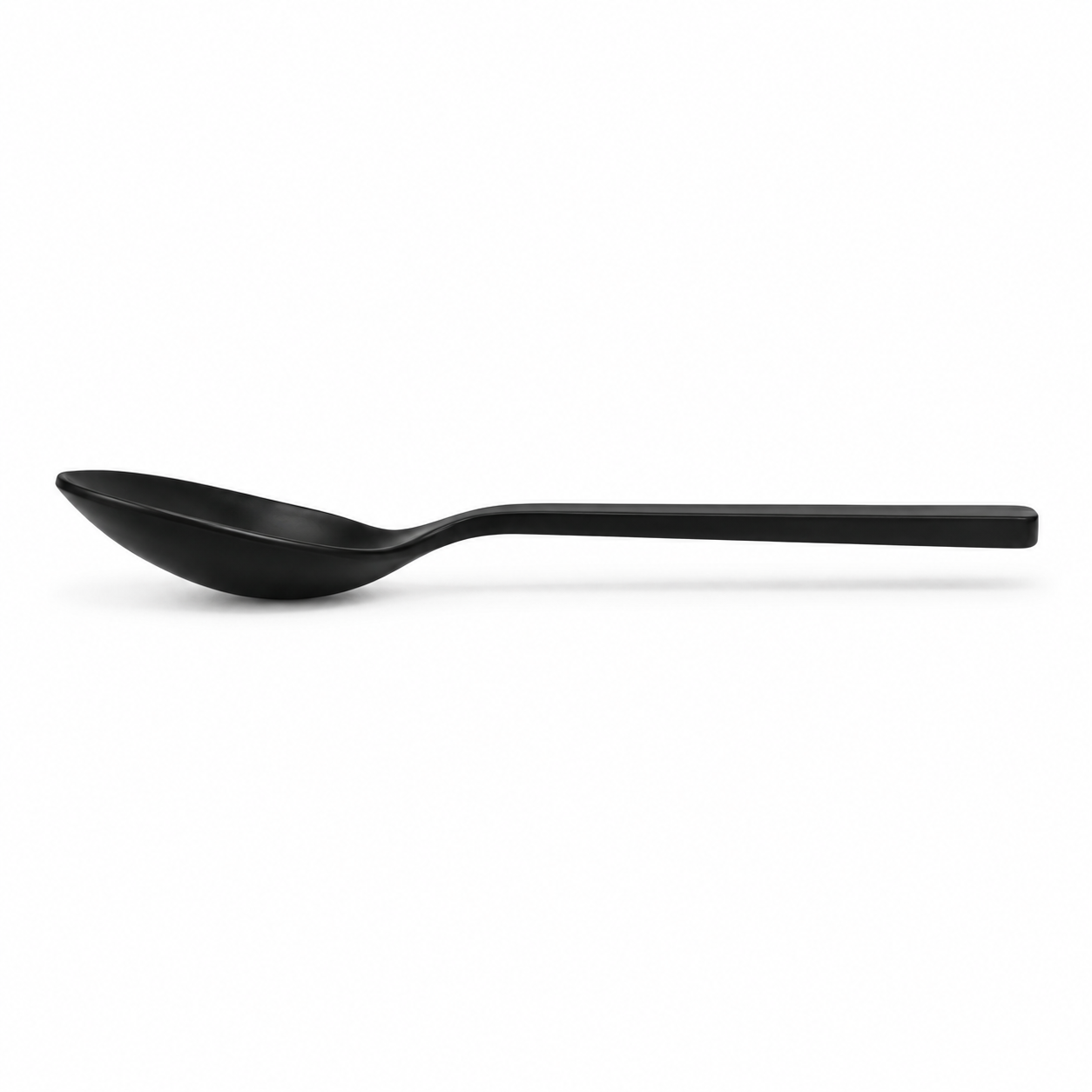 Cuillère de table en acier inoxydable noir mat 20 cm